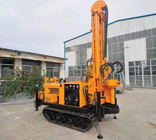 Perforadora TORKEN KT150R detalle del cabezal de rotación hidráulico