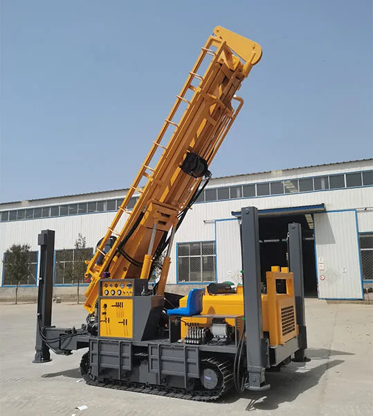 Perforadora TORKEN TK350 en operación de perforación geotérmica